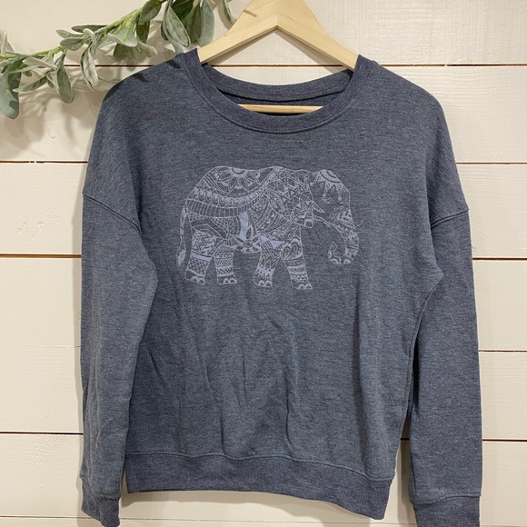 Zoe + Liv Tops - Elephant [zoe + liv] Tribal Sweatshirt